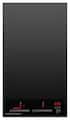 Fisher & Paykel - 12 in. Wide 2 Element 2 Zone Induction Cooktop with SmartZone - Black