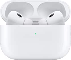 Alt View Zoom 12. Apple - AirPods Pro (2nd generation) with MagSafe Case (USB‑C) - White.