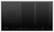 Front. Fisher & Paykel - 36 Inch 5 Zone Induction Cooktop with SmartZone - Black.