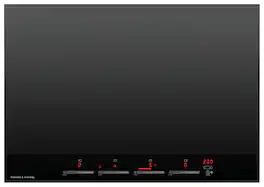 Fisher & Paykel - 30 Inch 4 Zone Induction Cooktop - Black