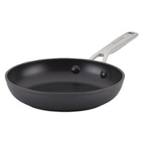 KitchenAid Hard-Anodized Induction Nonstick Frying Pan, 8.25-Inch, Matte Black - Matte Black - Angle_Zoom