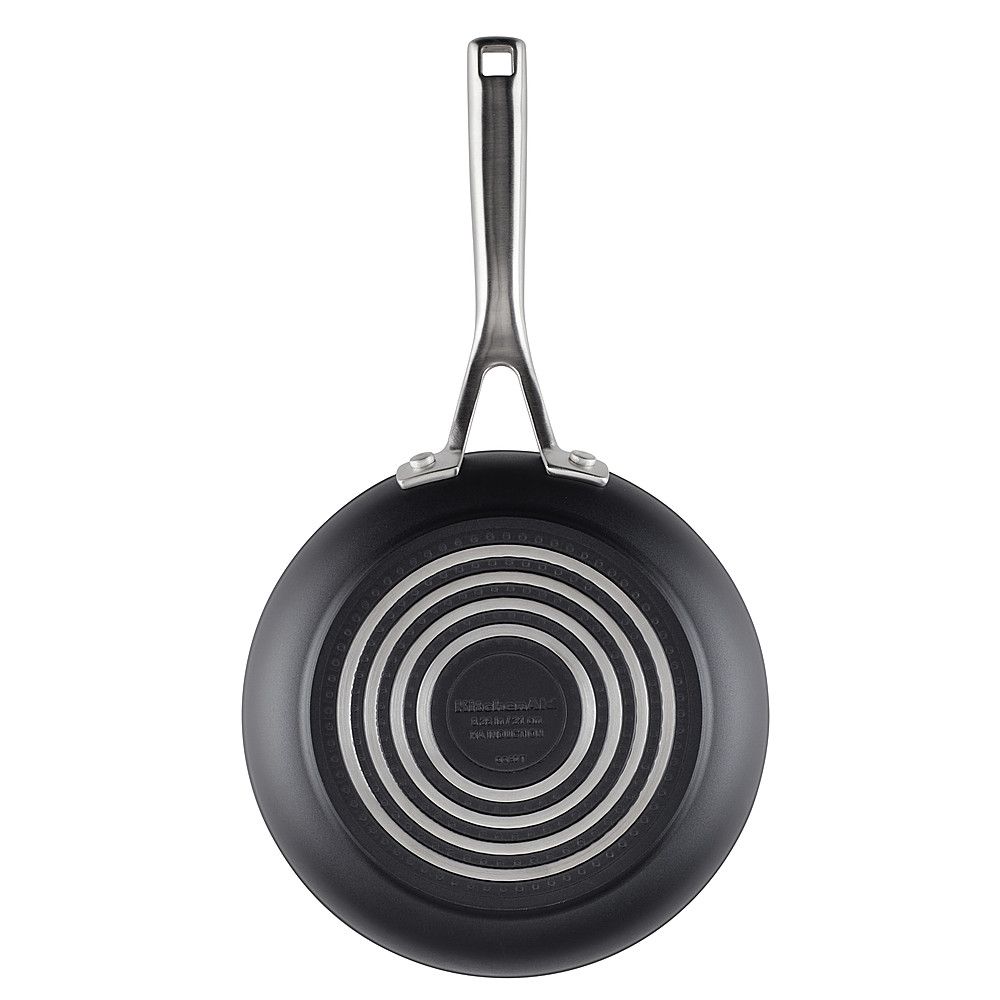 Nutrichef Black Small Fry Pan, 8-inch Kitchen Cookware, Black Coating  Inside, Heat Resistant Lacquer Outside (black) : Target