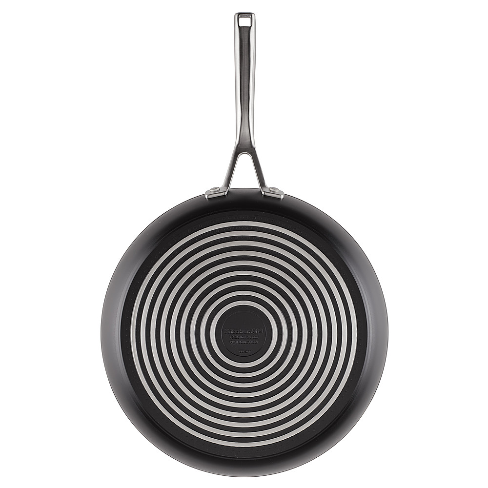 Alt View 15. KitchenAid - Hard-Anodized Induction Nonstick Cookware Set, 11-Piece - Matte Black.