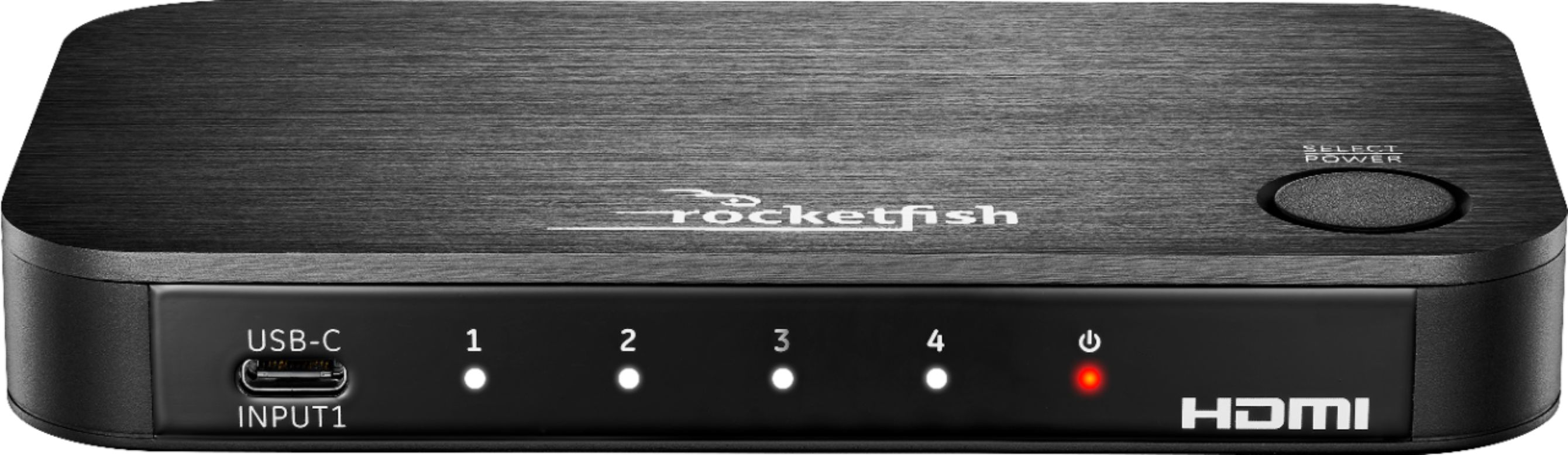 Rocketfish™ 4-Port HDMI Switch with USB-C RF-G1480 - Best Buy