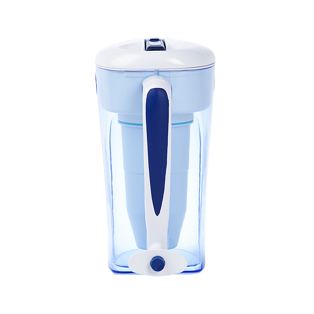 ZeroWater 12 Cup Ready-Pour™ 5-stage Water Filtration Pitcher Blue  FZ12rp-web - Best Buy