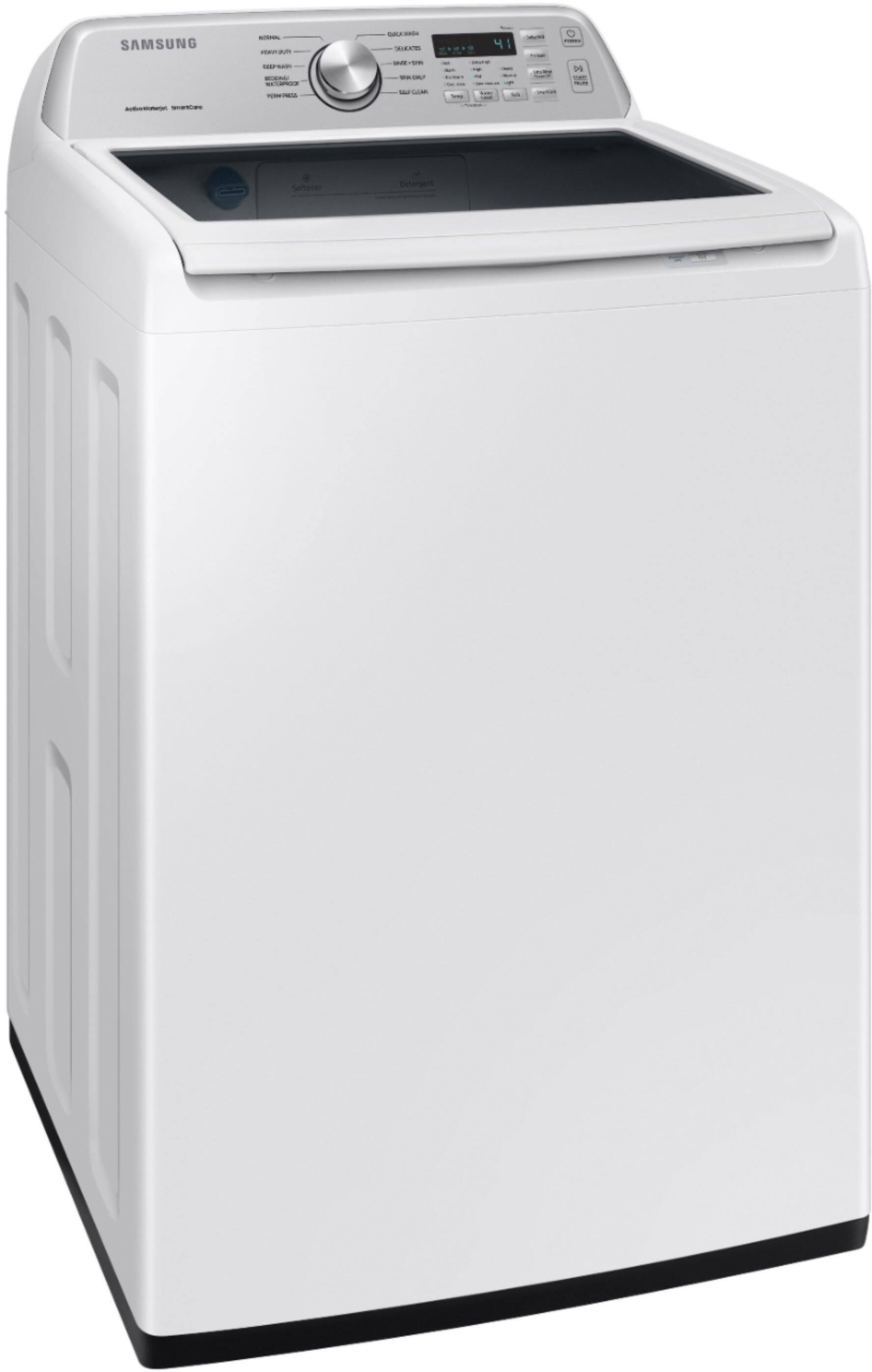 Alt View 11. Samsung - 4.4 cu. ft. High-Efficiency Top Load Washer with ActiveWave™ Agitator and Active WaterJet - White.