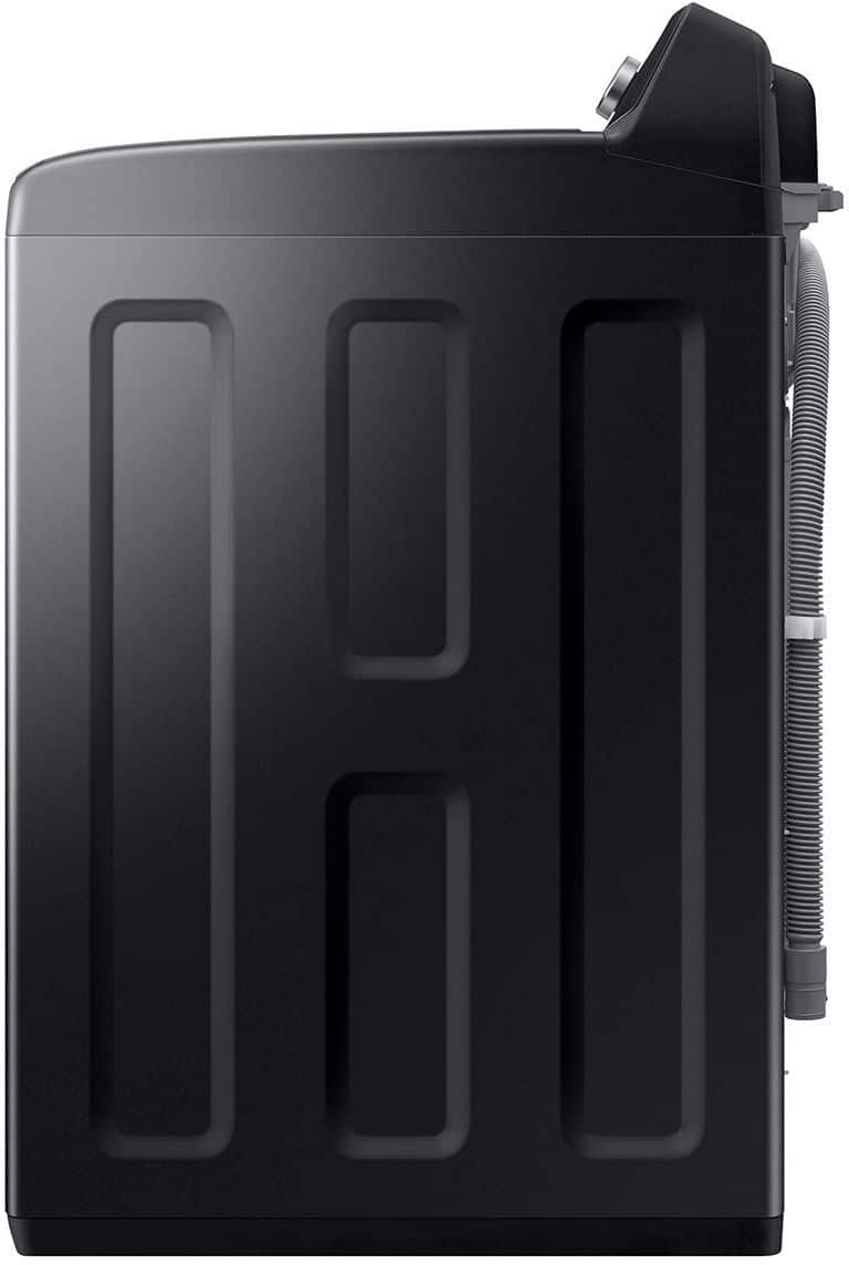 Alt View 19. Samsung - 4.4 Cu. Ft. High-Efficiency Top Load Washer with ActiveWave Agitator - Brushed Black.