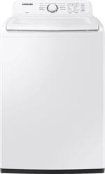 Samsung - 4.0 cu. ft. High-Efficiency Top Load Washer with ActiveWave™ Agitator and Soft-Close Lid - White - Front_Standard