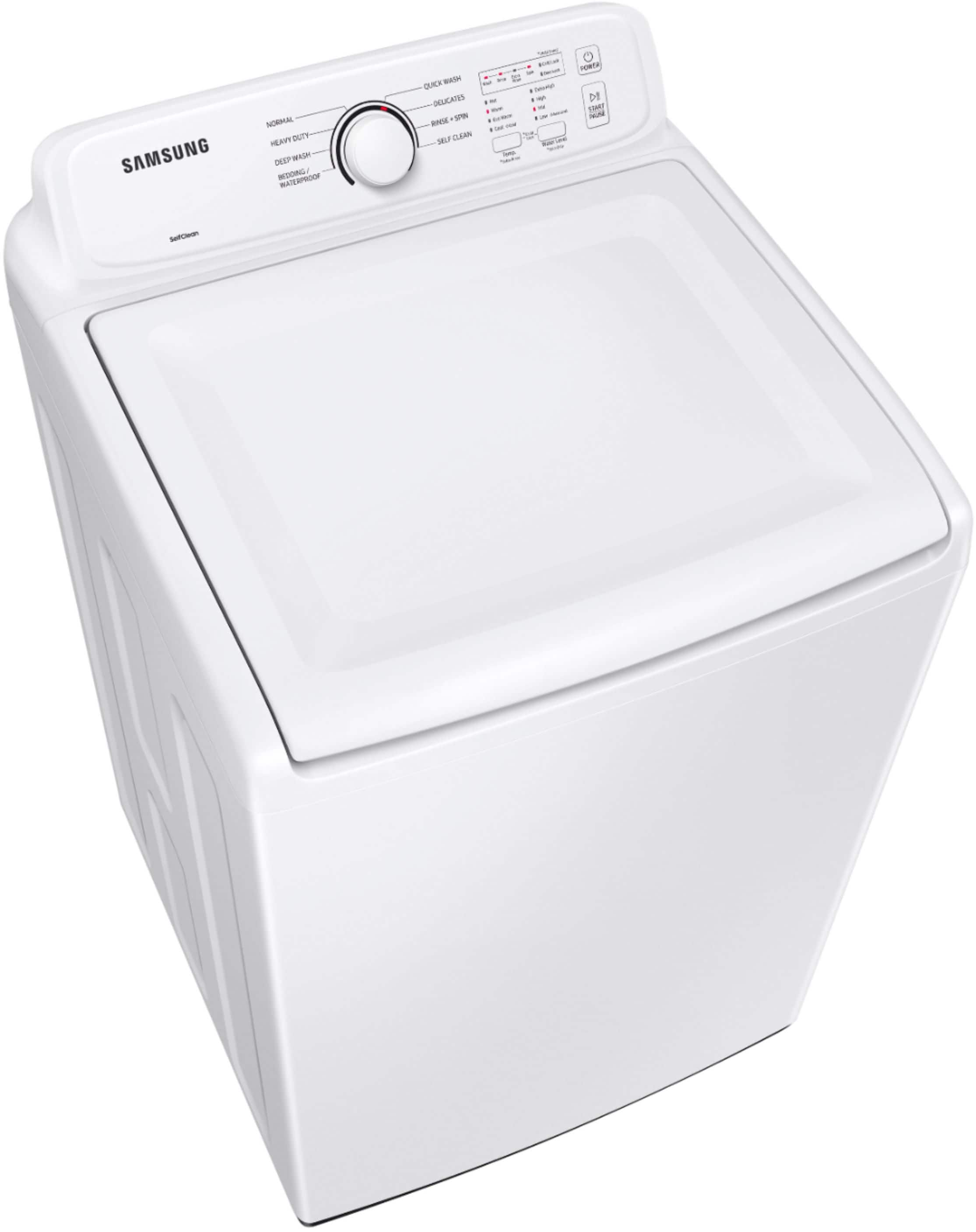Alt View 14. Samsung - 4.0 Cu. Ft. High-Efficiency Top Load Washer with ActiveWave Agitator - White.