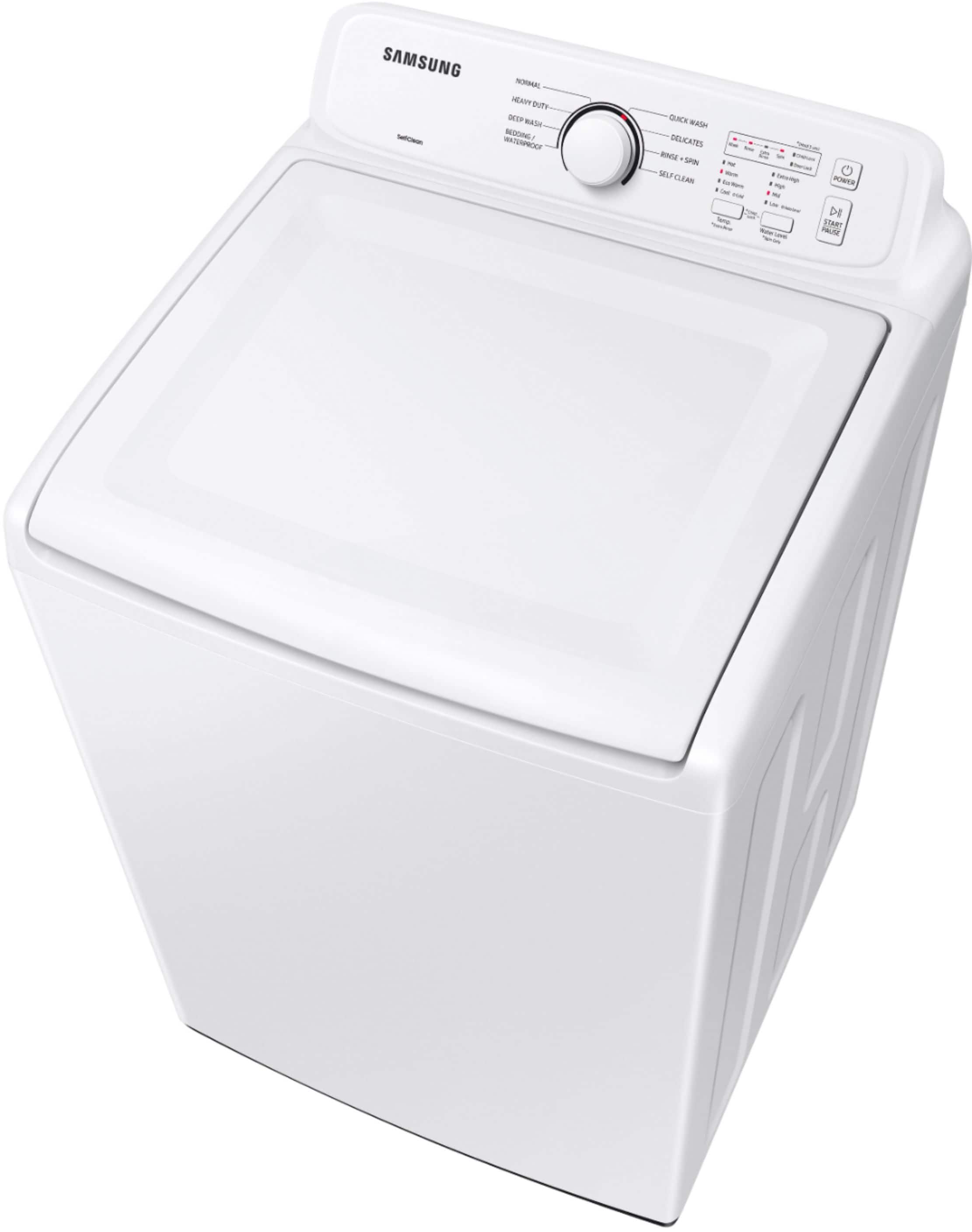Alt View 15. Samsung - 4.0 Cu. Ft. High-Efficiency Top Load Washer with ActiveWave Agitator - White.