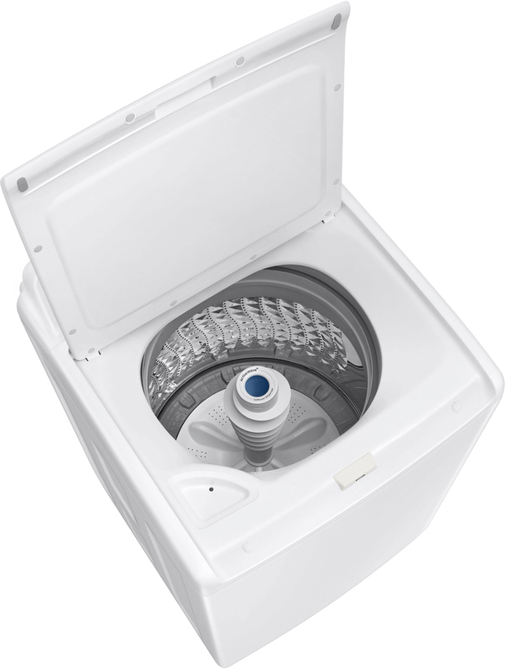 Alt View 16. Samsung - 4.0 Cu. Ft. High-Efficiency Top Load Washer with ActiveWave Agitator - White.
