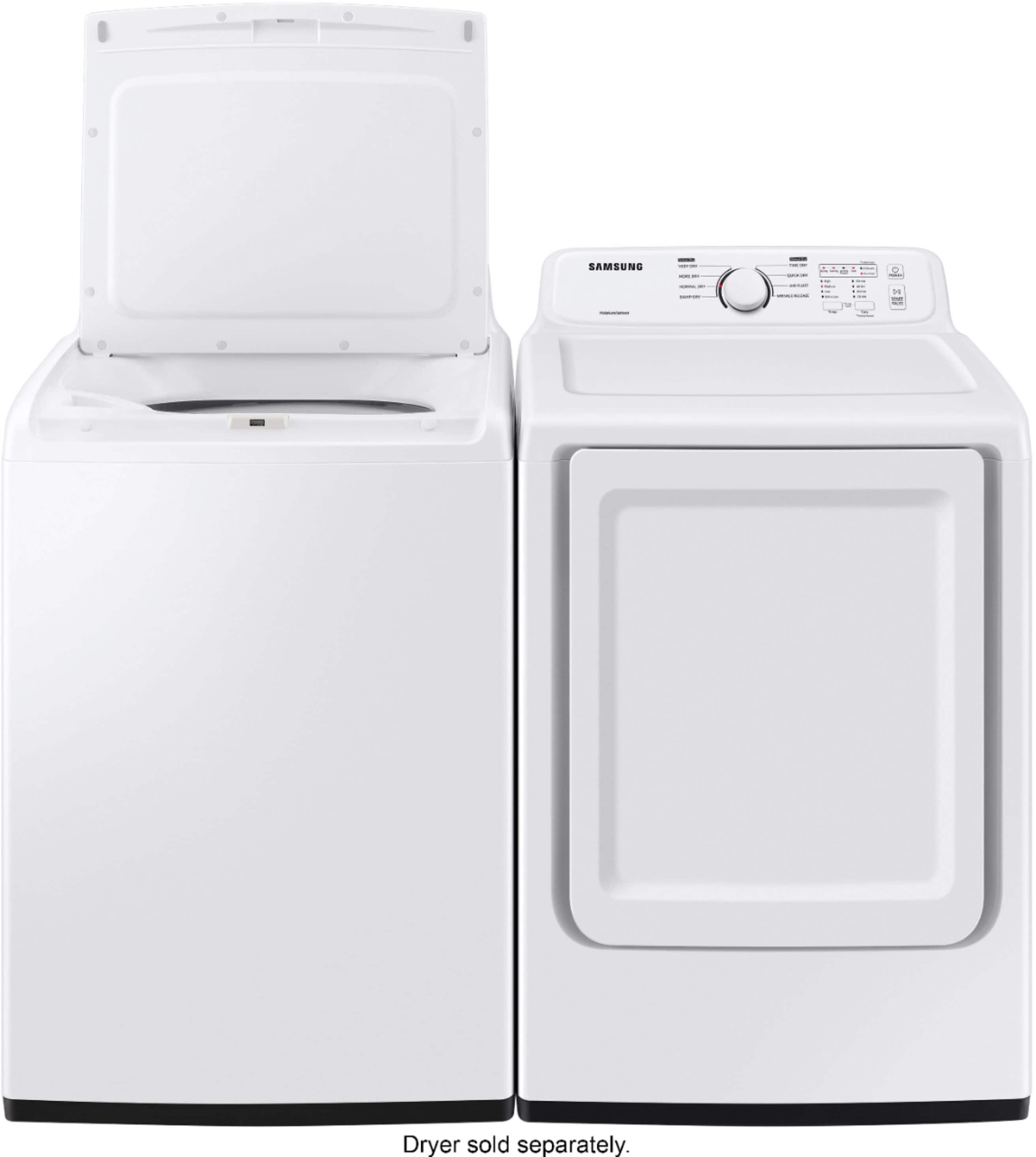Alt View 22. Samsung - 4.0 Cu. Ft. High-Efficiency Top Load Washer with ActiveWave Agitator - White.