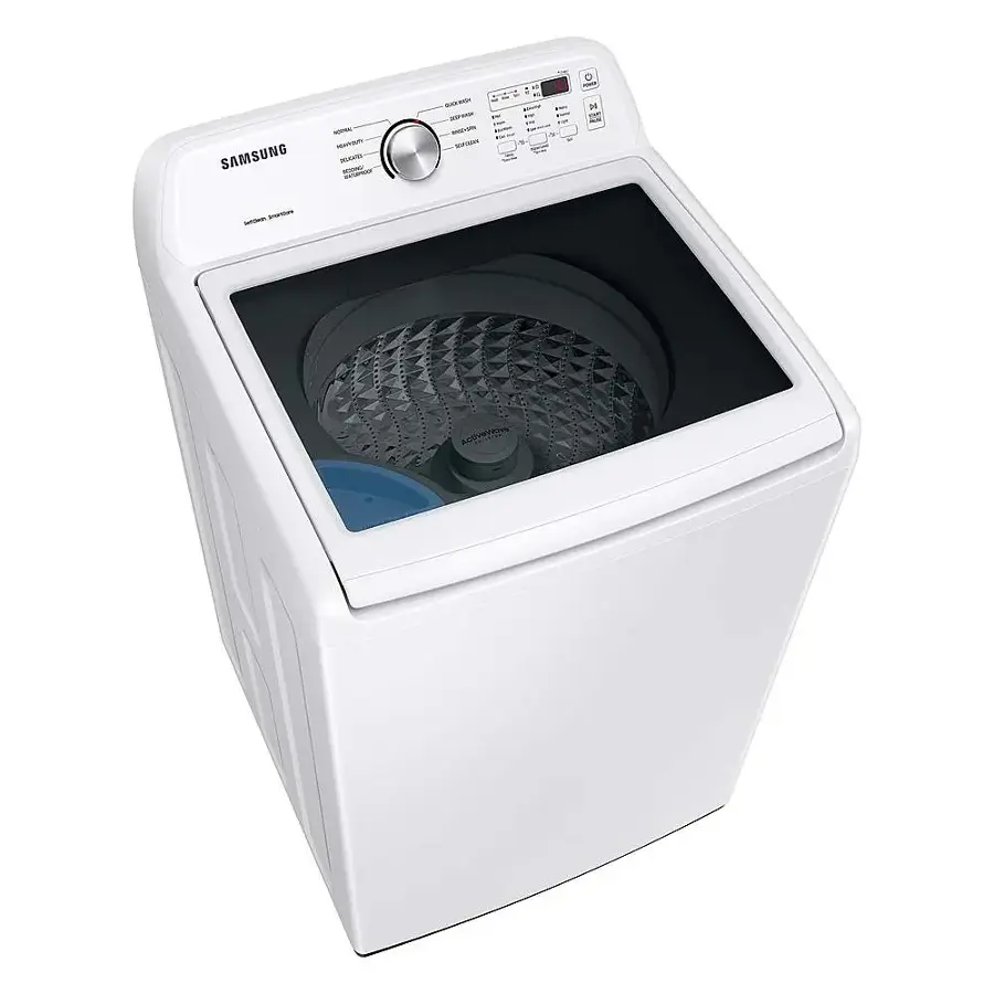 Alt View 14. Samsung - 4.4 Cu. Ft. High-Efficiency Top Load Washer with ActiveWave Agitator - White.