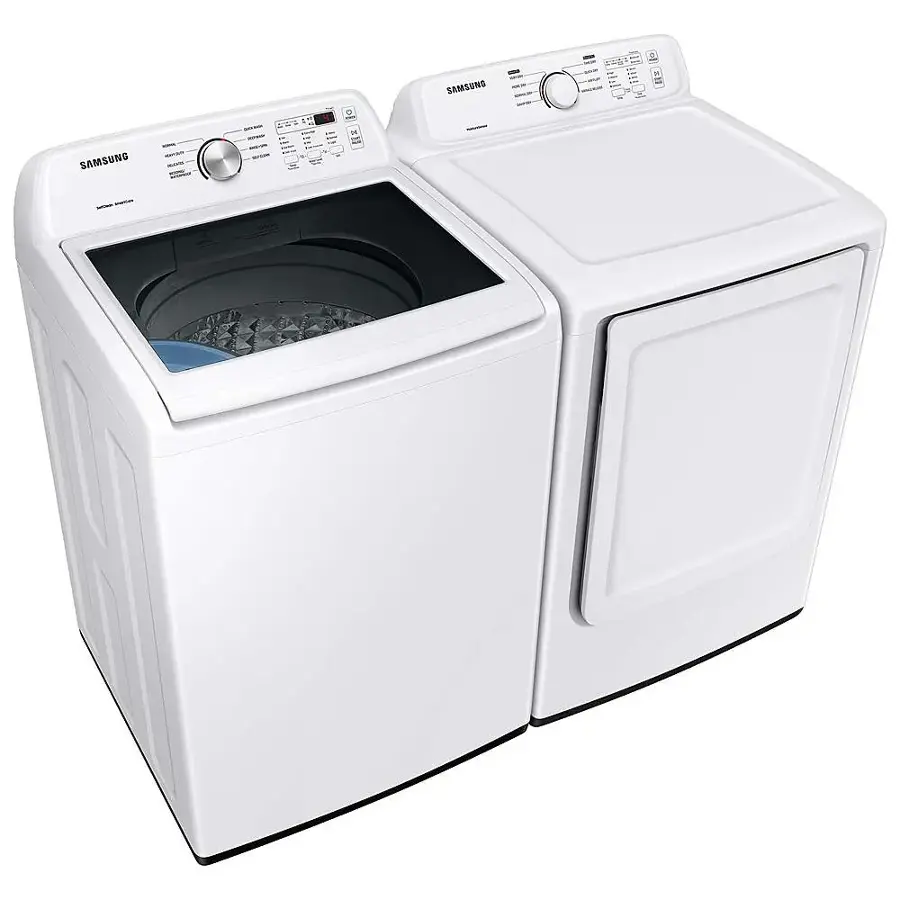 Alt View 20. Samsung - 4.4 Cu. Ft. High-Efficiency Top Load Washer with ActiveWave Agitator - White.