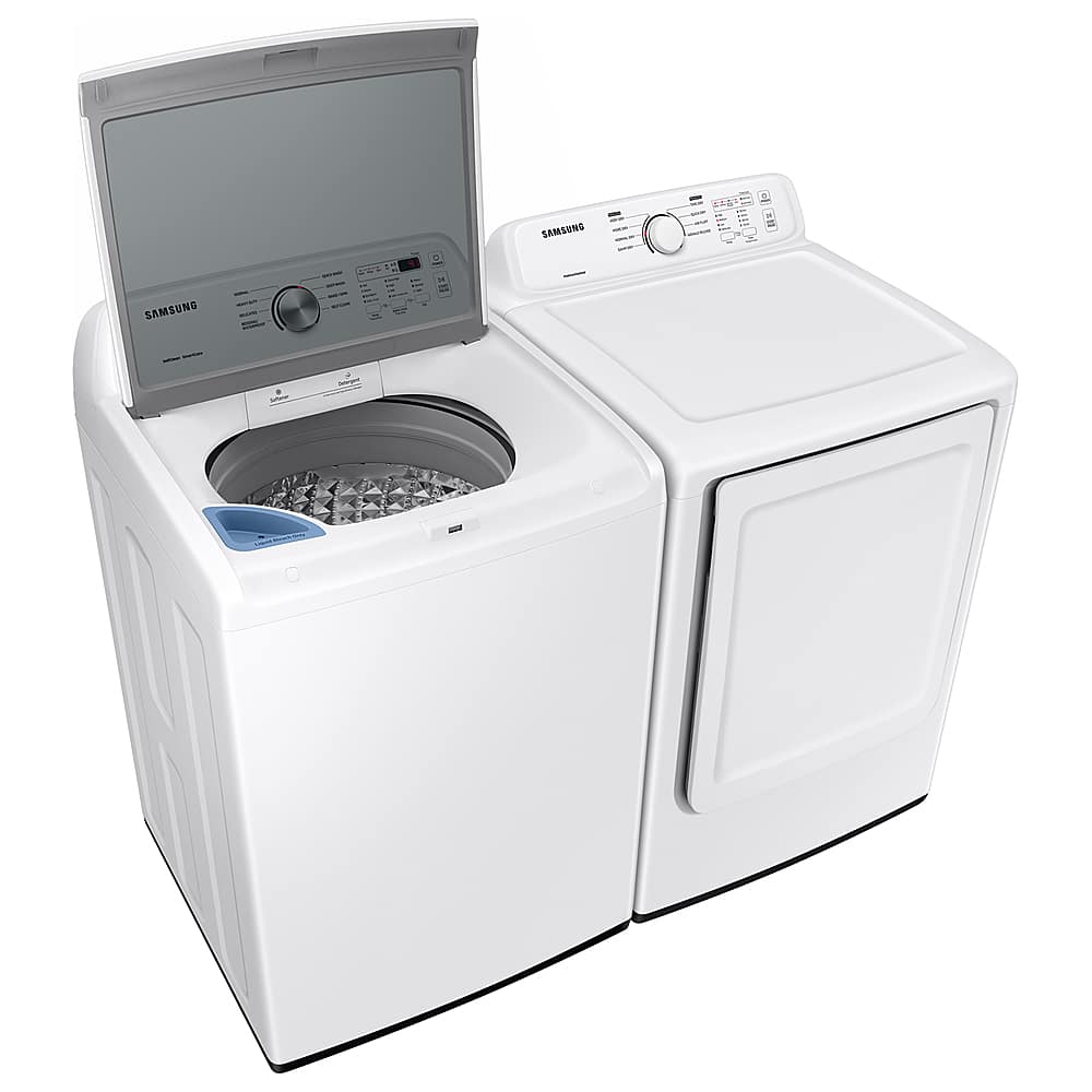 Alt View 22. Samsung - 4.4 Cu. Ft. High-Efficiency Top Load Washer with ActiveWave Agitator - White.