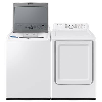 Samsung 4.4 Cu. Ft. High Efficiency Top Load Washer with Samsung 4.4 Cu. Ft. High Efficiency Top Load Washer with