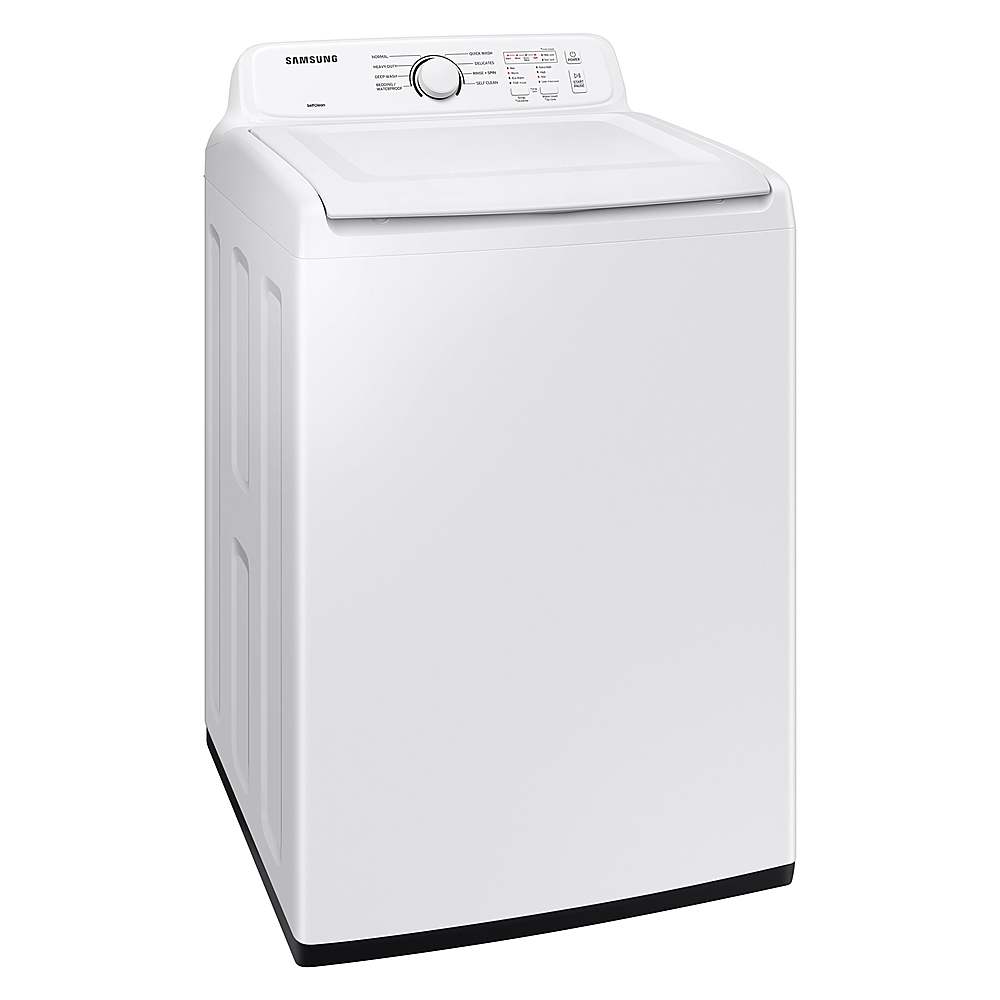 Alt View 11. Samsung - 4.1 cu. ft. High-Efficiency Top Load Washer with Soft-Close Lid and 8 Washing Cycles - White.