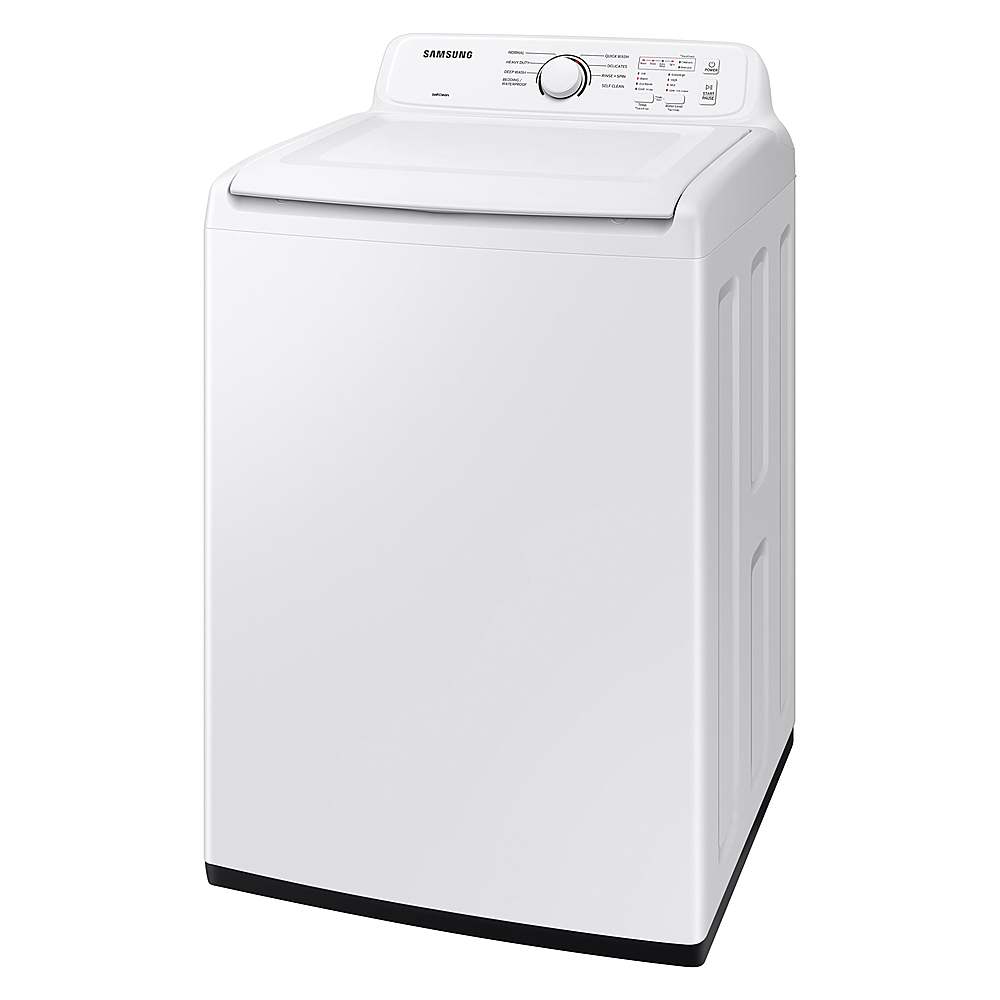 Alt View 12. Samsung - 4.1 cu. ft. High-Efficiency Top Load Washer with Soft-Close Lid and 8 Washing Cycles - White.