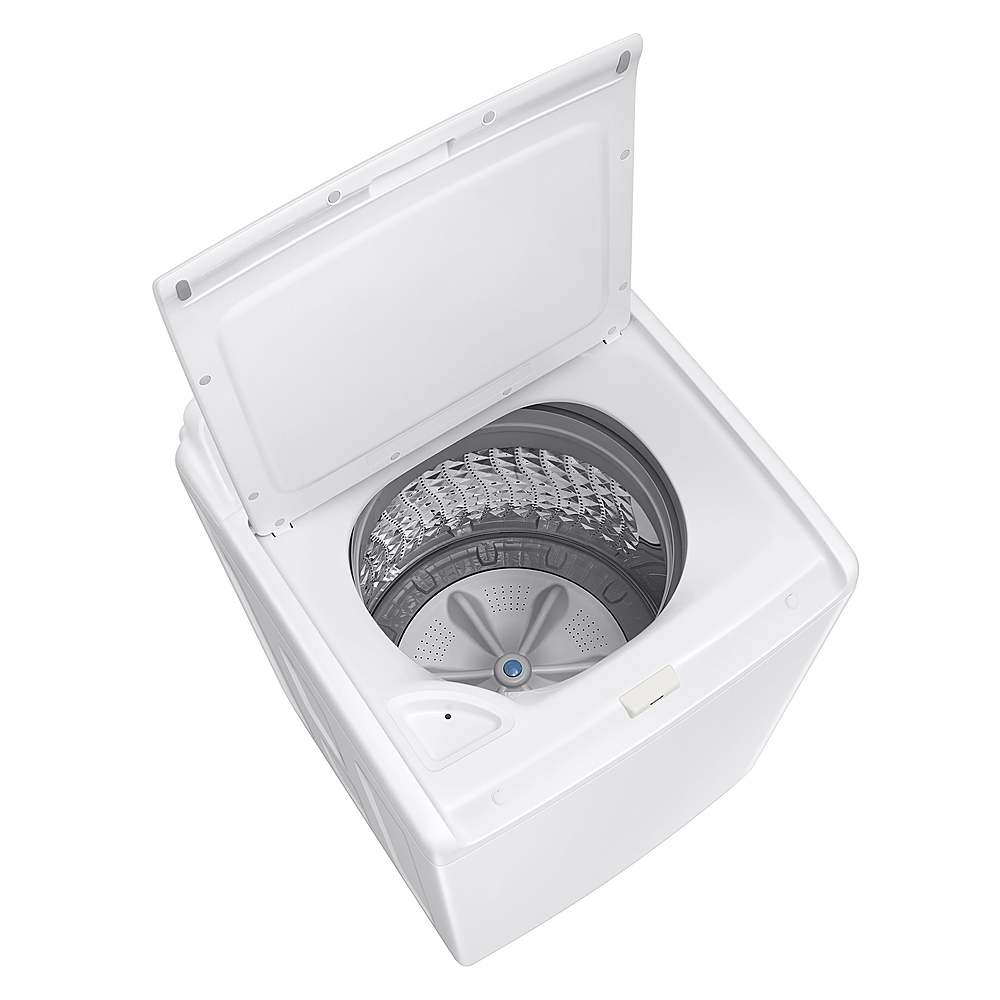 Alt View 16. Samsung - 4.1 cu. ft. High-Efficiency Top Load Washer with Soft-Close Lid and 8 Washing Cycles - White.