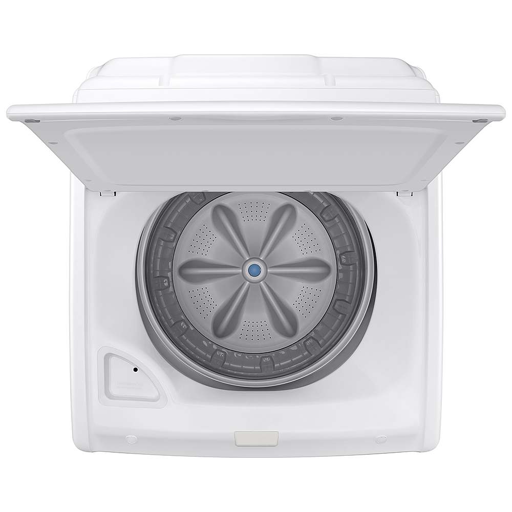 Alt View 17. Samsung - 4.1 cu. ft. High-Efficiency Top Load Washer with Soft-Close Lid and 8 Washing Cycles - White.