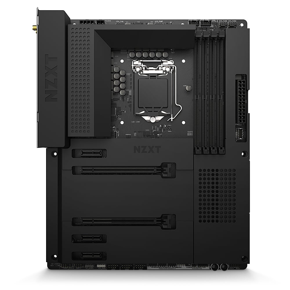 NZXT N7 Z490 ATX Gaming Motherboard Black N7Z49XTB1 Best Buy