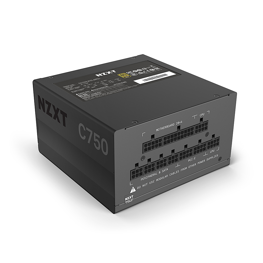 NZXT C750 ATX Gaming Power Supply Black NP-C750M .. - Best Buy
