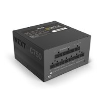 NZXT C750 ATX Gaming Power Supply - Black - Front_Zoom