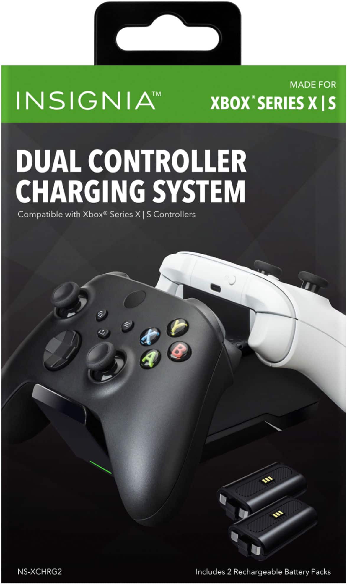 Alt View 18. Insignia™ - Dual Controller Charging System for Xbox Series X|S - Black.