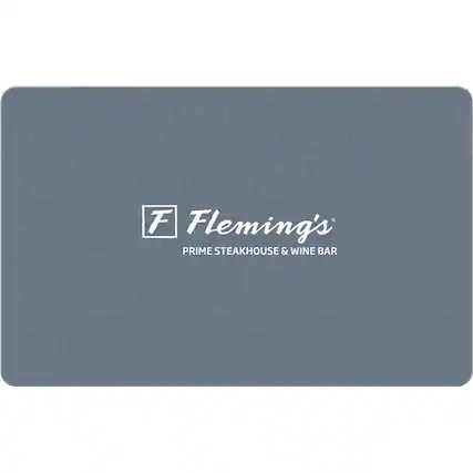 Front. Flemings - $50 Gift Card.