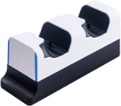Front Zoom. Insignia™ - Dual Controller Charging Station for PlayStation 5 - Black/White.