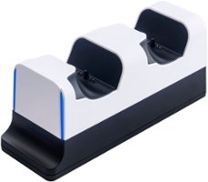 Insignia™ - Dual Controller Charging Station for PlayStation 5 - Black/White - Alt_View_Zoom_11
