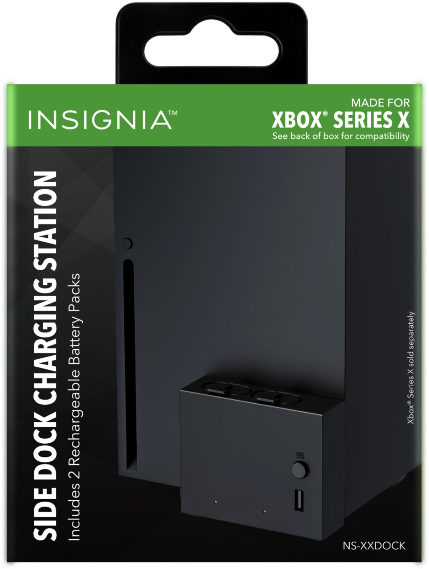 Insignia™ Side Dock Dual Battery Charger for Xbox Series X Black NS-XXDOCK  - Best Buy