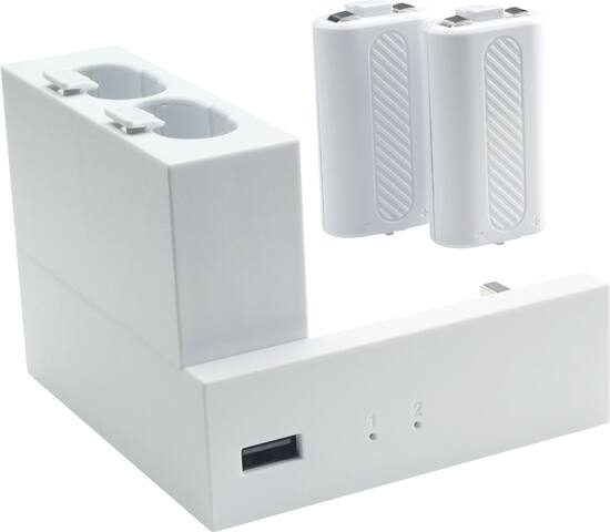 Insignia Side Dock Dual Battery Charger for Xbox Series S White