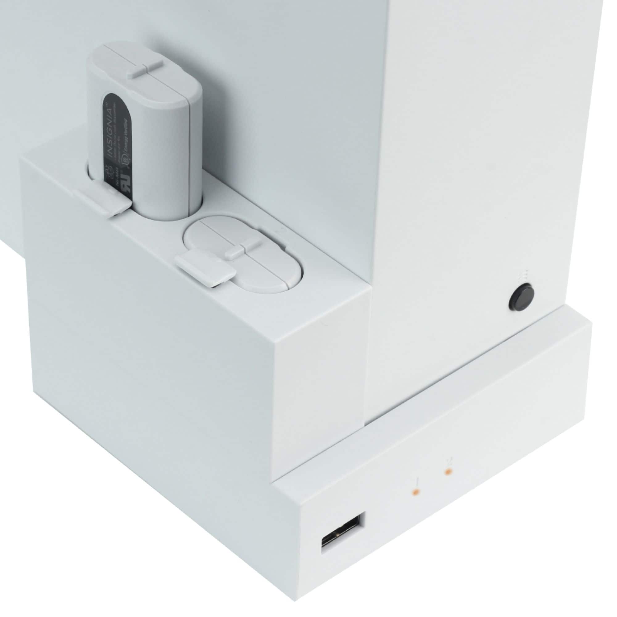Alt View 14. Insignia™ - Side Dock Dual Battery Charger for Xbox Series S - White.