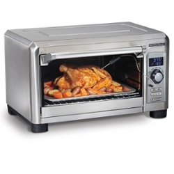 Hamilton Beach - Professional Digital Countertop Oven with Probe and 7 Settings - STAINLESS STEEL - Front_Zoom