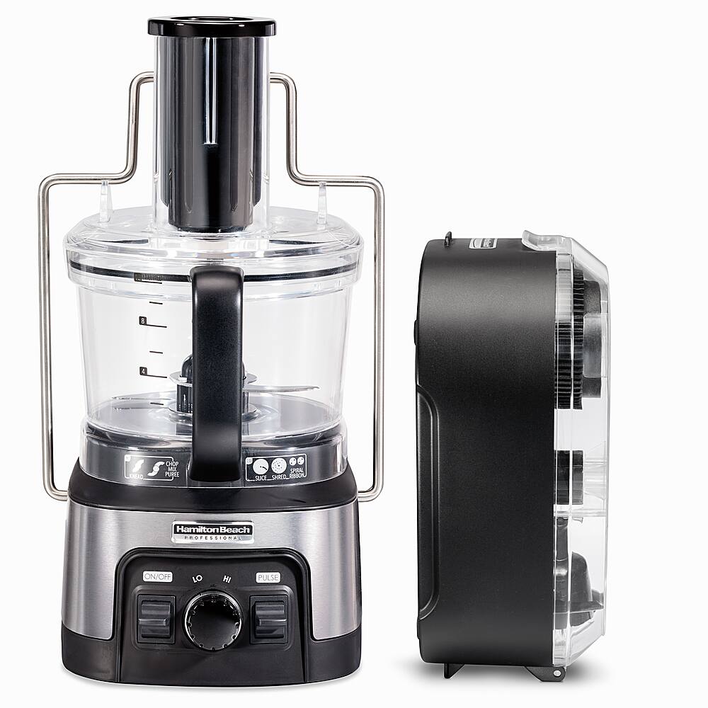 Alt View 14. Hamilton Beach - Professional Spiralizing Stack & Snap 12-Cup Food Processor - Black.