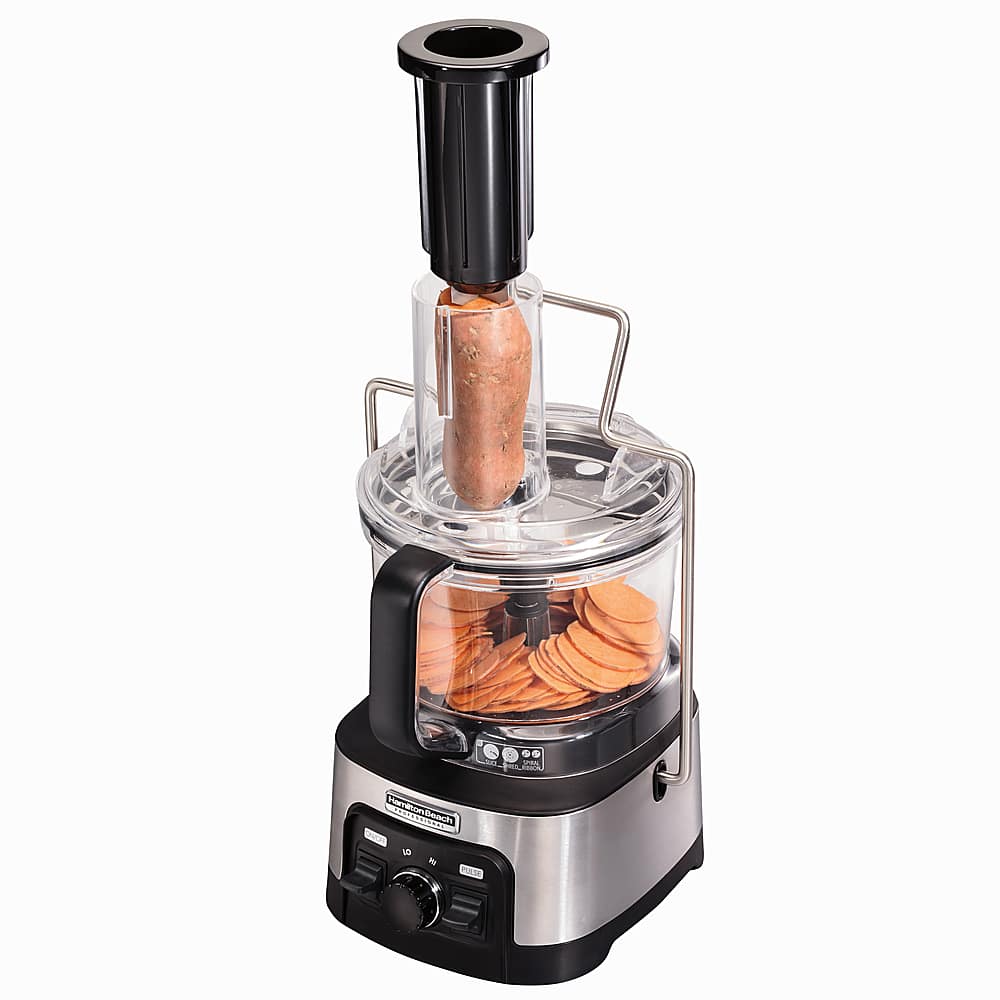 Alt View 16. Hamilton Beach - Professional Spiralizing Stack & Snap 12-Cup Food Processor - Black.