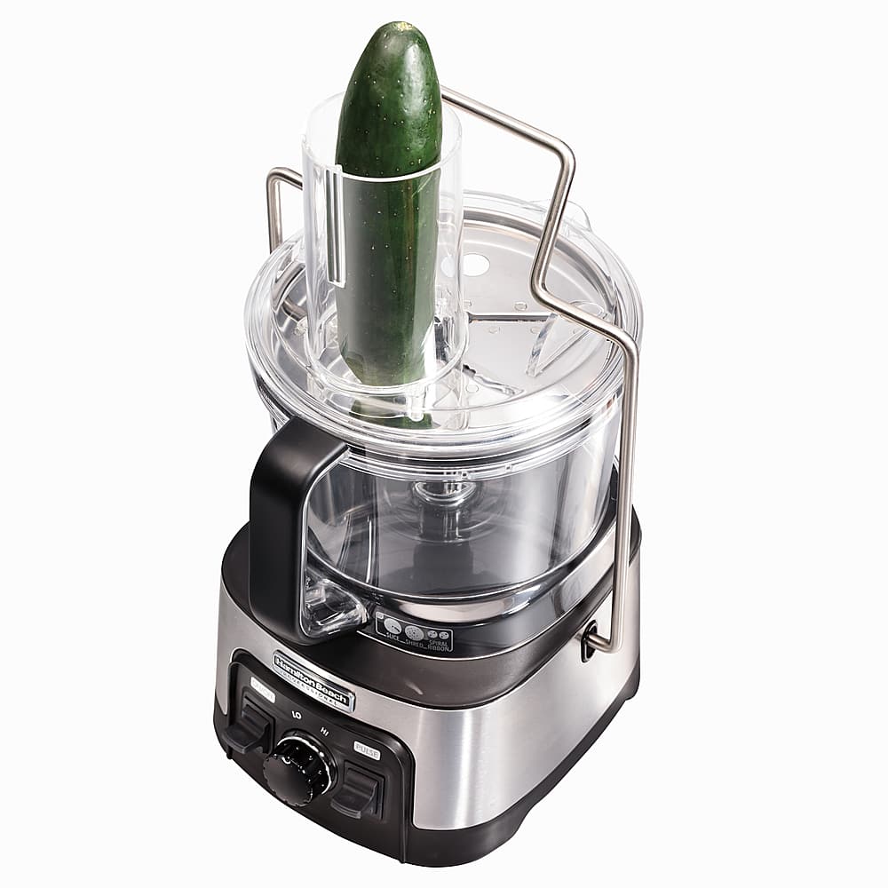 Alt View 18. Hamilton Beach - Professional Spiralizing Stack & Snap 12-Cup Food Processor - Black.