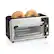 Angle. Hamilton Beach - Toastation 2-Slice Toaster and Toaster Oven - BLACK.
