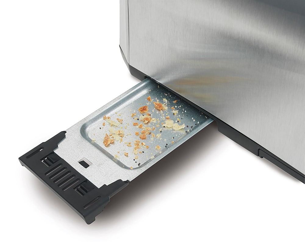 Alt View 11. Hamilton Beach - 4-Slice Stainless Steel Extra Wide-Slot Toaster - Stainless Steel.