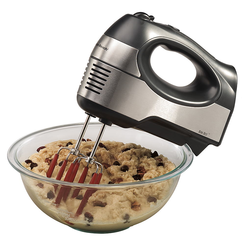 Hamilton Beach 6-Speed Electric Hand Mixer with Snap-On Storage