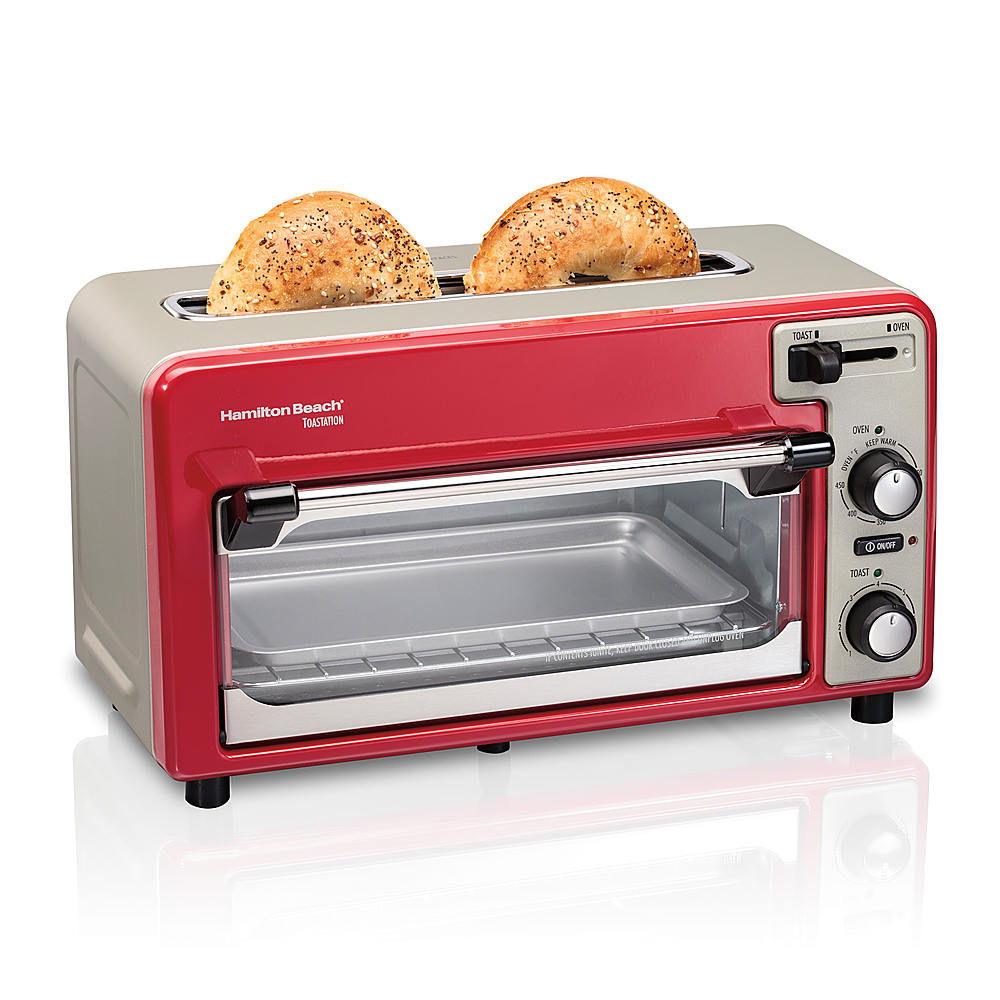 Hamilton Beach 4-Slice Toaster Oven - Red