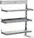 Angle. Gym Rax - 4 Ft. Add-On Bay + Gym Storage - Storm Grey.