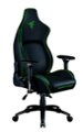Angle Zoom. Razer - Iskur Gaming Chair with Built-in Lumbar Support - Black/Green.