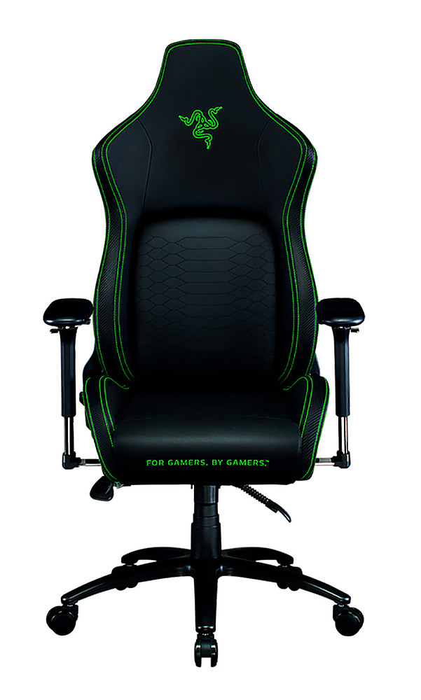 Razer Iskur Gaming Chair with Built-in Lumbar Support Black/Green  RZ38-02770100-R3U1 - Best Buy