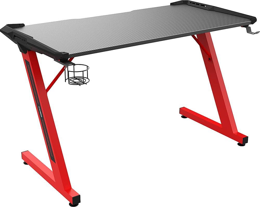 Angle. GAMDIAS - DAEDALUS E3 Computer Desk - Silver.