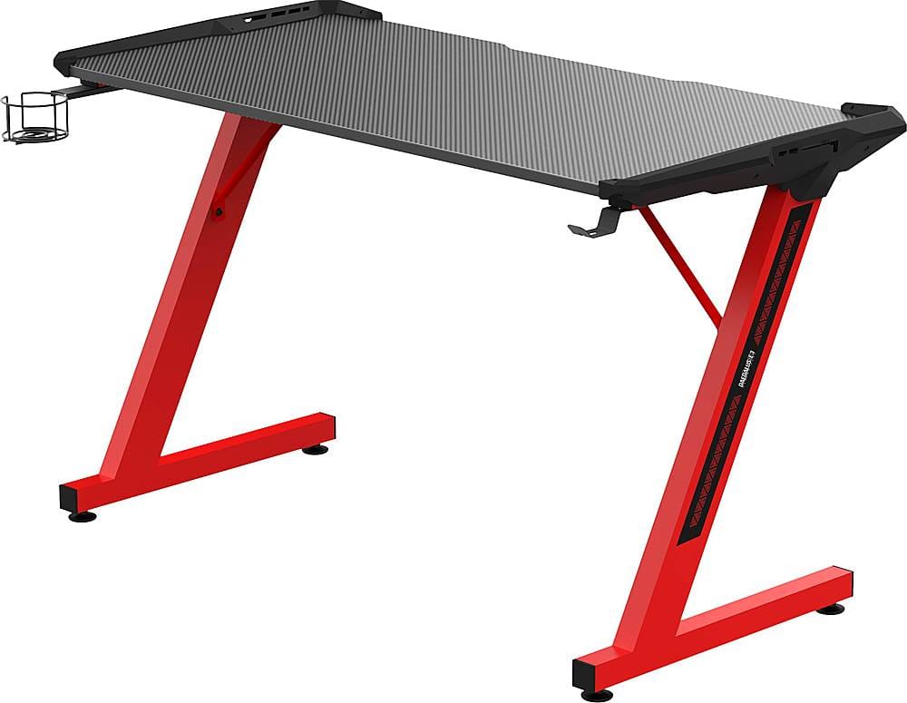 Left. GAMDIAS - DAEDALUS E3 Computer Desk - Silver.