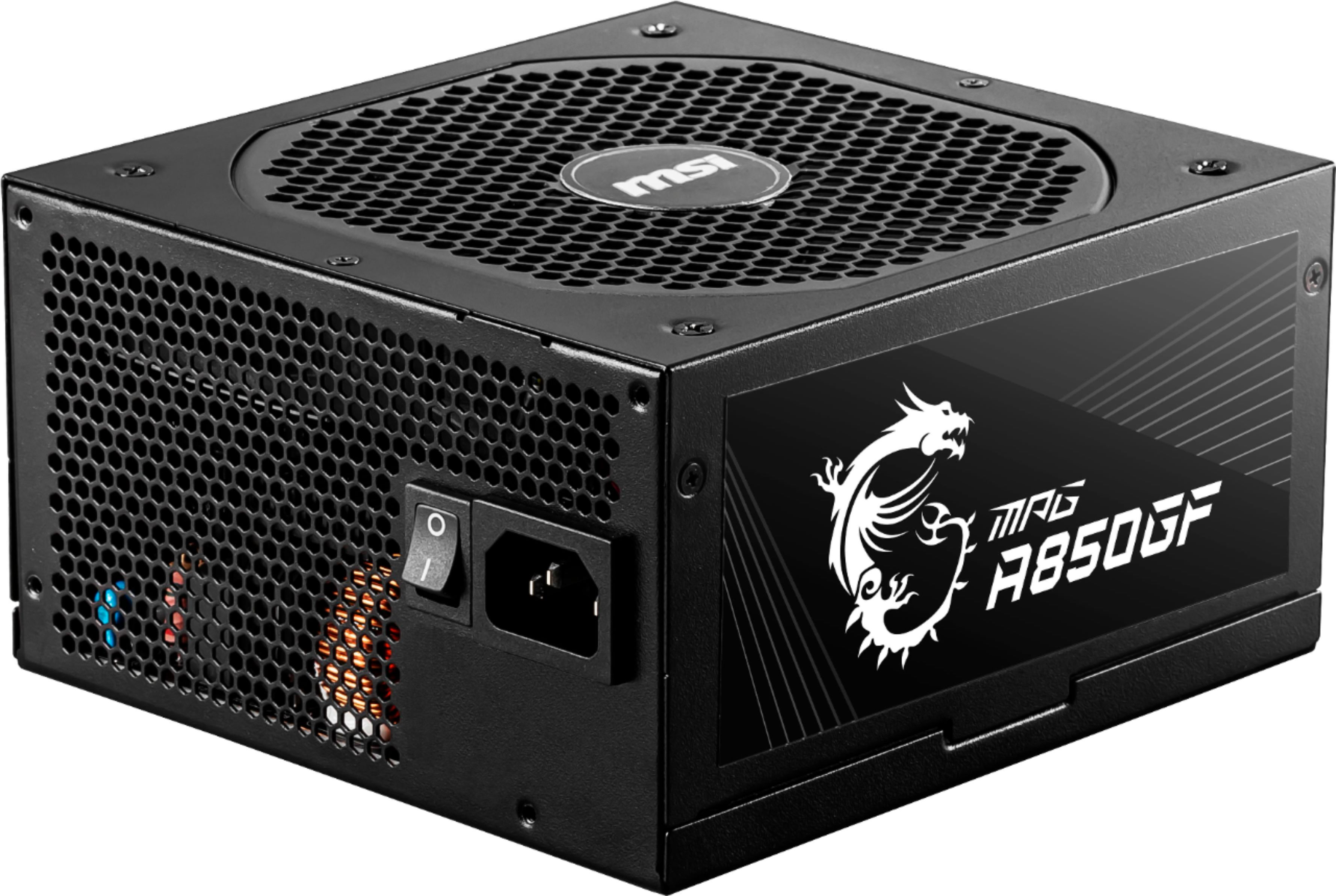  MSI MPG A850G PCIE 5 & ATX 3.0 Gaming Power Supply - Full  Modular - 80 Plus Gold Certified 850W - 100% Japanese 105°C Capacitors -  Compact Size - ATX PSU : Everything Else