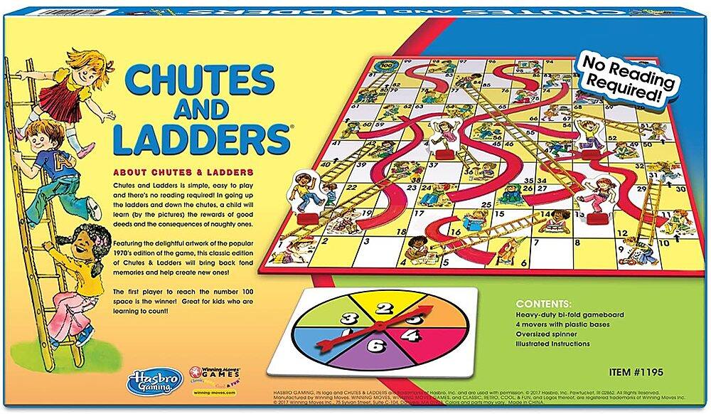 Left View: WINNING MOVES - CLASSIC CHUTES AND LADDERS