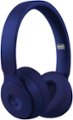 Front Zoom. Beats by Dr. Dre - Geek Squad Certified Refurbished Solo Pro More Matte Collection Wireless Noise Cancelling On-Ear Headphones - Dark Blue.